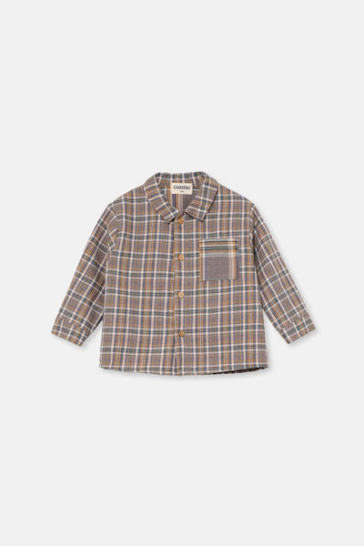 Cozmo Baby Albert Plaid Shirt