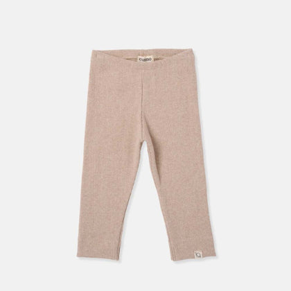 Cozmo Soft Rib Baby Leggings ~ Beige