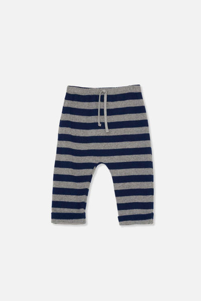 Cozmo Wide Stripe Baby Zack Pants ~ Grey Navy