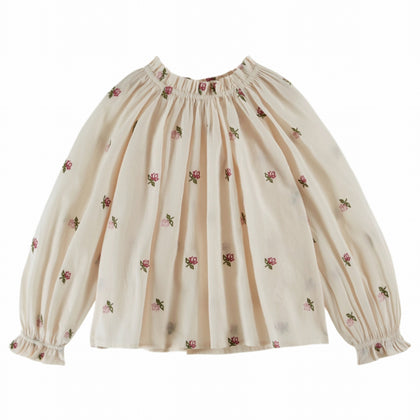 Emile at Ida Emb Blouse ~ All Over Roses