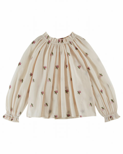 Emile at Ida Emb Blouse ~ All Over Roses