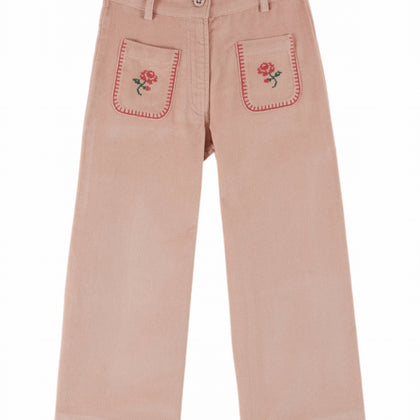 Emile at Ida Velours Pantalon ~ Peony