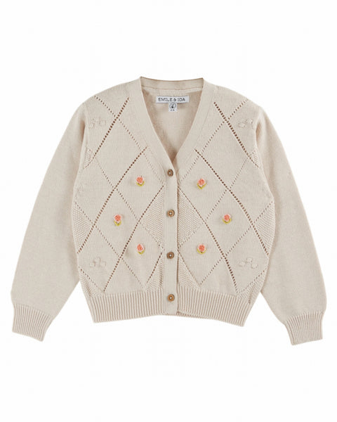 Emile at Ida Hand Emb Cardigan