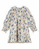 Emile at Ida Orchid Bleu Smocked Dress