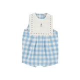 Bebe Organic Mateus Romper ~ Sailor Check