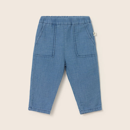 Cozmo Mario Denim Gauze Cotton Pants