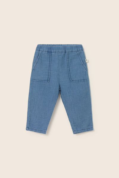 Cozmo Mario Denim Gauze Cotton Pants