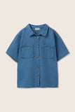 Cozmo Forest Chambray Denim Baby Shirt