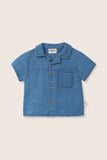 Cozmo Gale Denim Gauze Baby Shirt