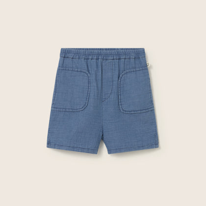 Cozmo Moss Denim Gauze Short