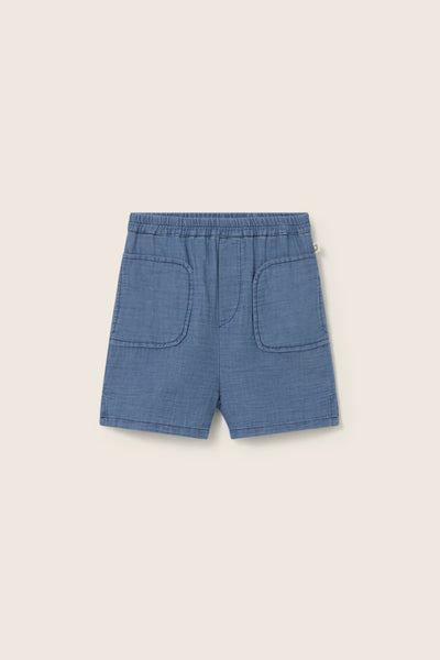 Cozmo Moss Denim Gauze Short