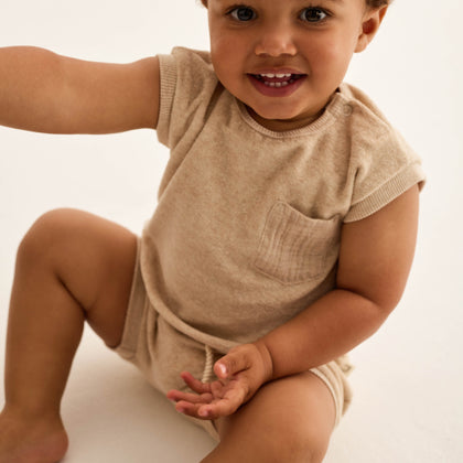 Cozmo Gage Terry Cloth Baby Shirt