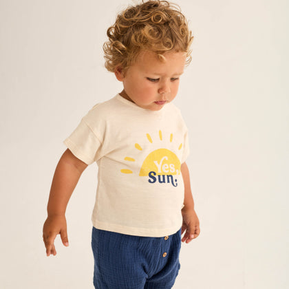 Cozmo Ian Baby Tshirt ~ Ivory