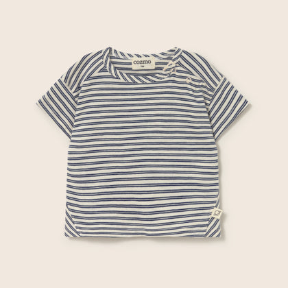 Cozmo Alan Striped Slub Baby T-Shirt