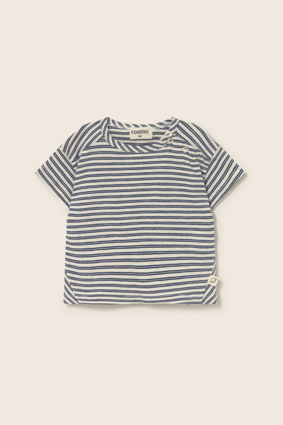 Cozmo Alan Striped Slub Baby T-Shirt