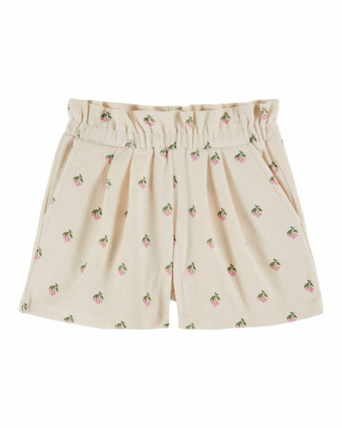 Emile at Ida Short Eponge Imprime ~ Cerisette Creme