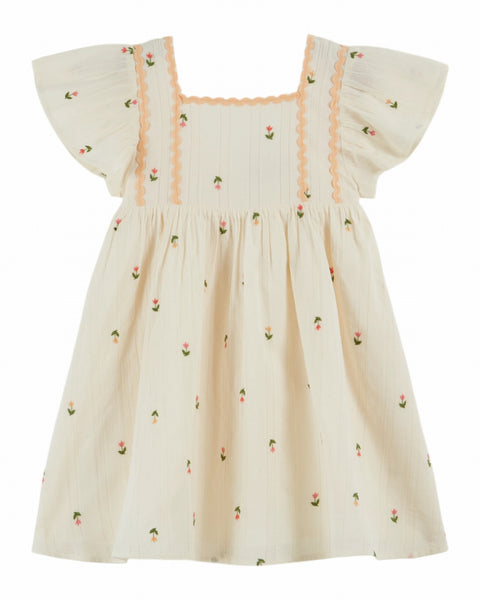 Emile at Ida Robe Brodee All Over ~ Creme