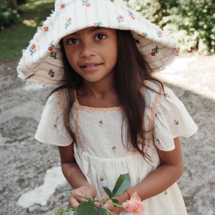 Emile at Ida Robe Brodee All Over ~ Creme