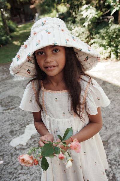 Emile at Ida Robe Brodee All Over ~ Creme