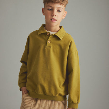 Cozmo Pierok Fleece Sweatshirt ~ Green