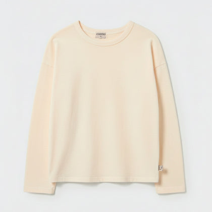 Cozmo Basic Warm Slub Tshirt ~ Ivory