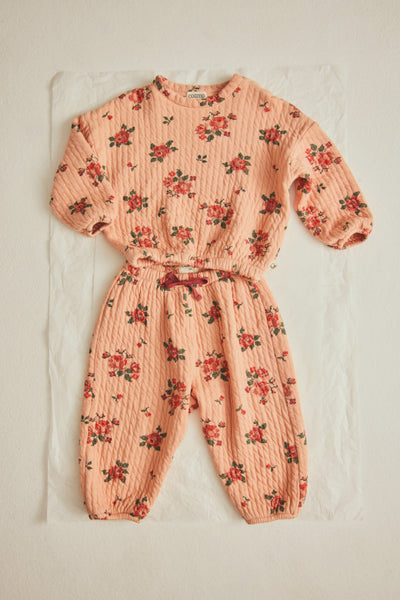 Cozmo Erin Quilted Floral Print Set