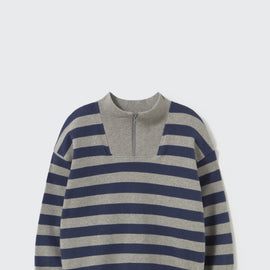 Cozmo Alex Soft Knit Sweater ~ Navy