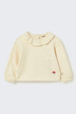 Cozmo Clara Baby Ruffle T-Shirt ~ Ivory