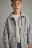 Cozmo Alghero Soft Bamboo Overshirt ~ Grey