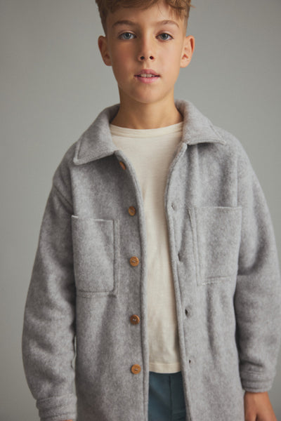 Cozmo Alghero Soft Bamboo Overshirt ~ Grey