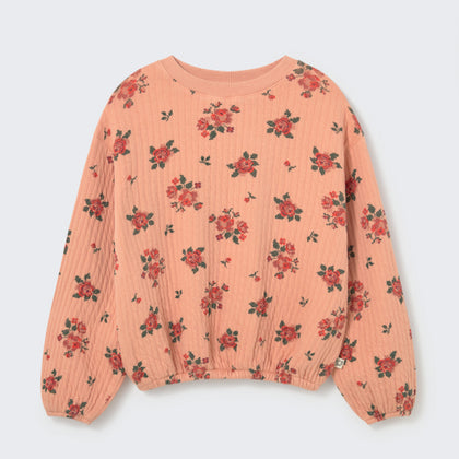 Cozmo Celia Floral Sweatshirt ~ Petal