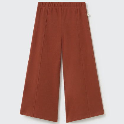 Cozmo Gala Soft Knit Wide Leg Pant ~ Ginger