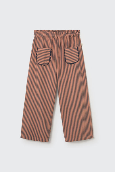 Cozmo Lima Soft Twill Wide Leg Pant ~ Pink Sienna