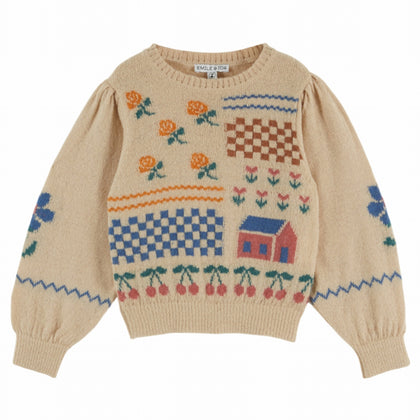 Emile at Ida sweater ~ Pull Intarsa Graphique
