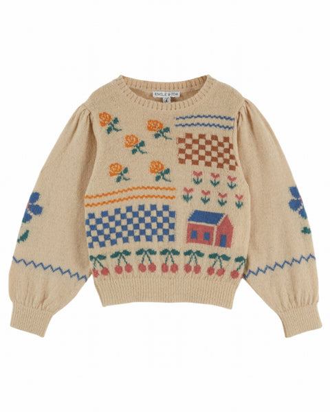 Emile at Ida Blouse ~ Graphic Sweater