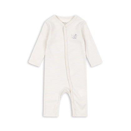 Konges Fio Onesie ~ Tea Stripe Gray Dawn