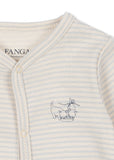 Konges Fio Onesie ~ Tea Stripe Gray Dawn