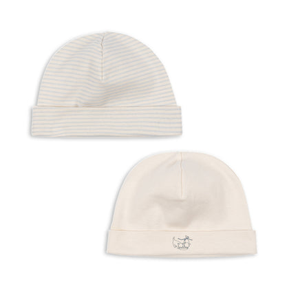 Konges Fio Stripe 2 Pack Beanie ~ Blue Mix