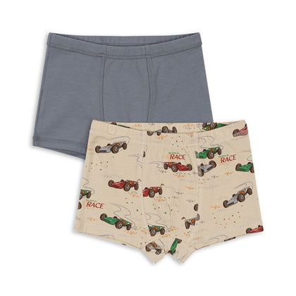 Konges Basic 2 Pack Boy Boxers ~ Grand Prix