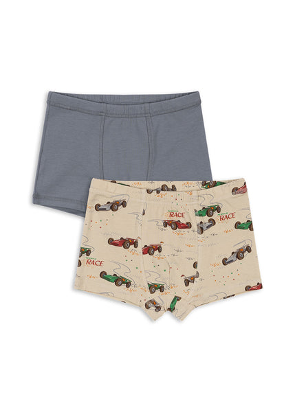 Konges Basic 2 Pack Boy Boxers ~ Grand Prix