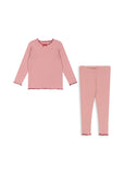 Konges Rivi Rib Pajama Set ~ Mellow Rose