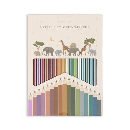 Konges Metallic Coloring Pencils