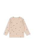 Konges Ella LS Tee GOTS ~ Cherry Coeur