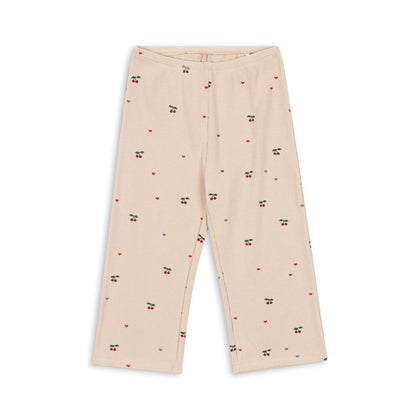 Konges Ella Pants GOTS ~ Cherry Coeur