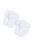 Konges 2 Pack Rib Frill Socks ~ Optic White