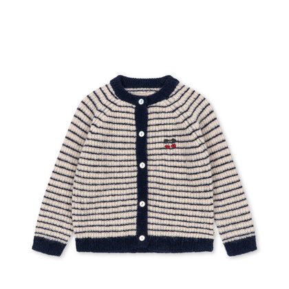 Konges Barli Cardigan ~ Navy Stripe
