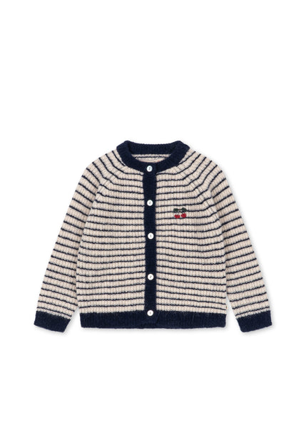 Konges Barli Cardigan ~ Navy Stripe