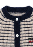 Konges Barli Cardigan ~ Navy Stripe