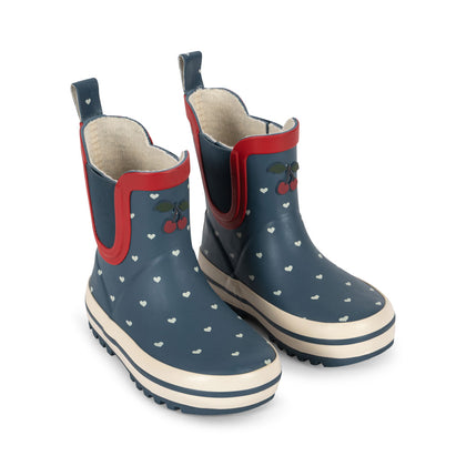 Konges Rain Boot ~ Heart Blues