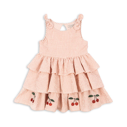 Konges Ellie Dress GOTS ~ Amour Stripe
